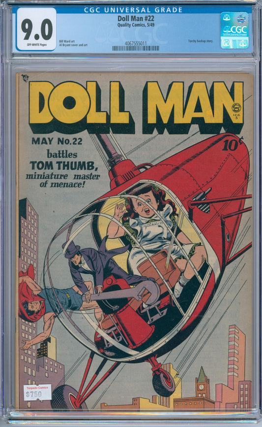 Doll Man #22 (1949) CGC 9.0