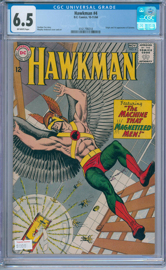 Hawkman #4 (1964) CGC 6.5