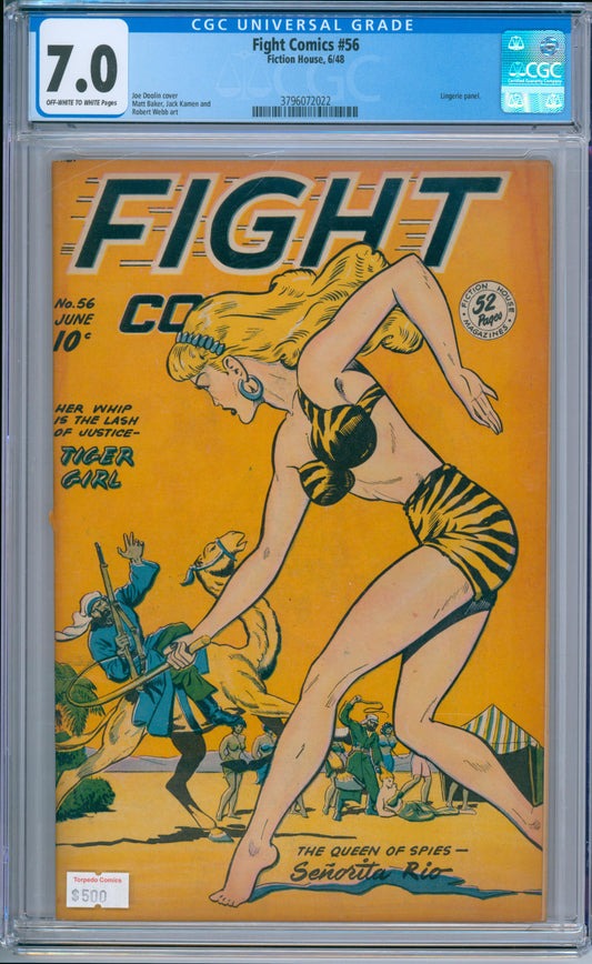 Fight Comics #56 (1948) CGC 7.0