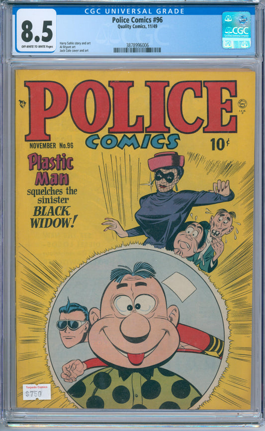 Police Comics #96 (1949) CGC 8.5