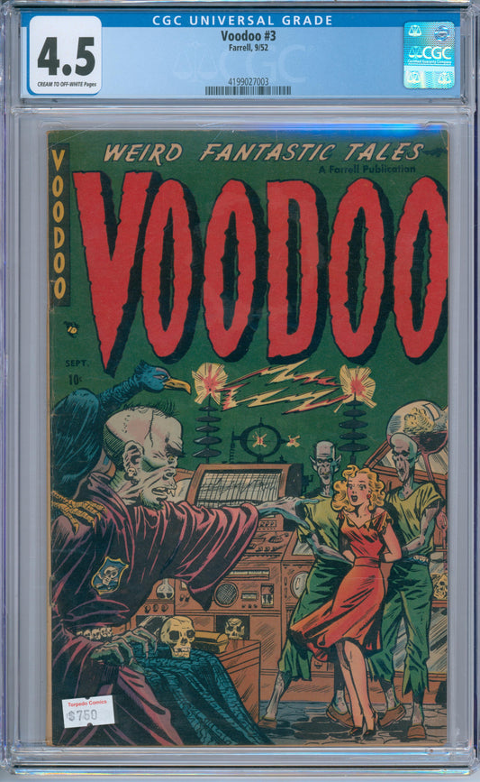 Voodoo #3 (1952) CGC 4.5