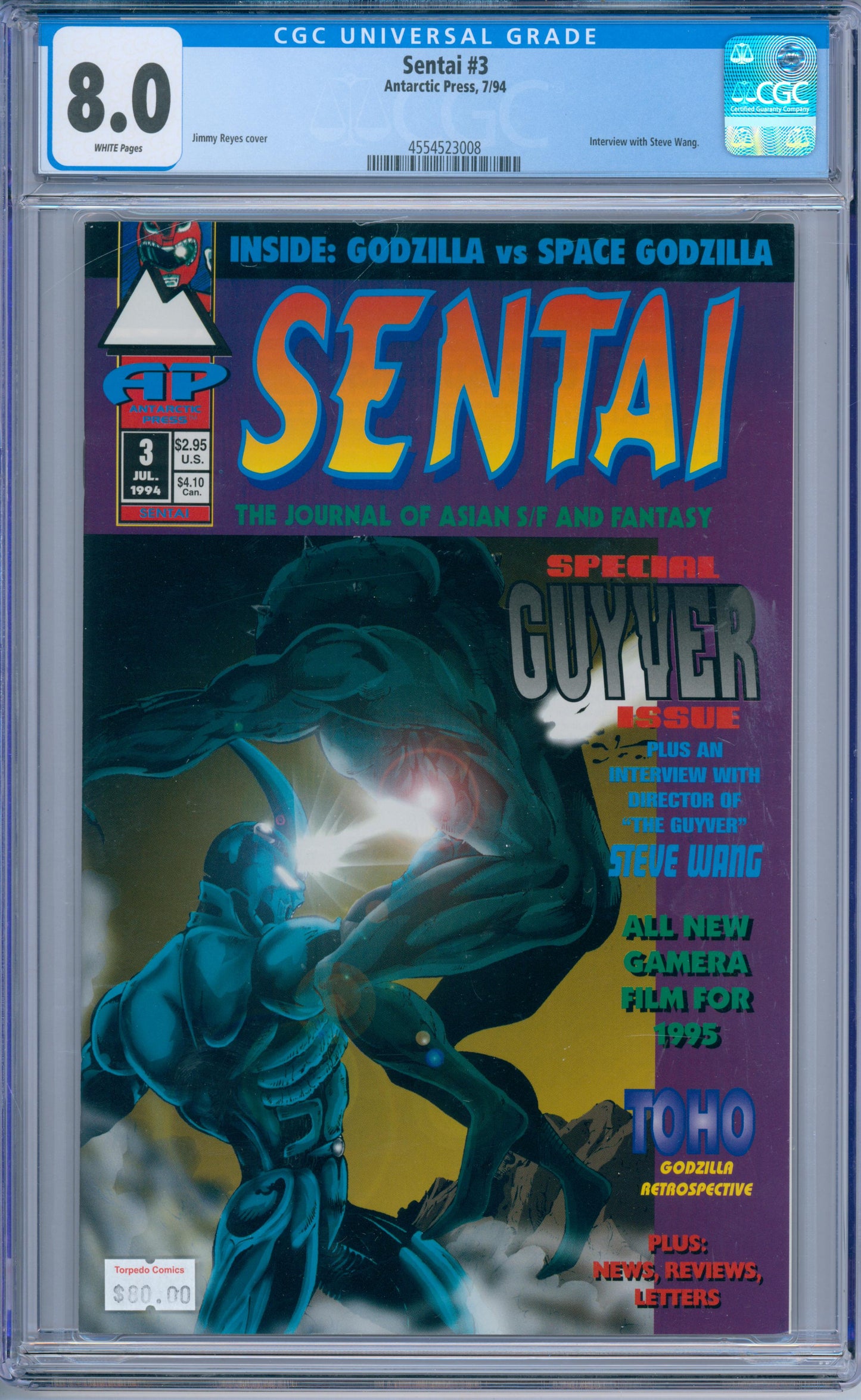Sentai #3 (1994) CGC 8.0