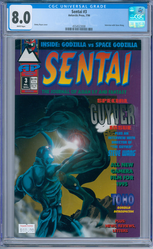 Sentai #3 (1994) CGC 8.0