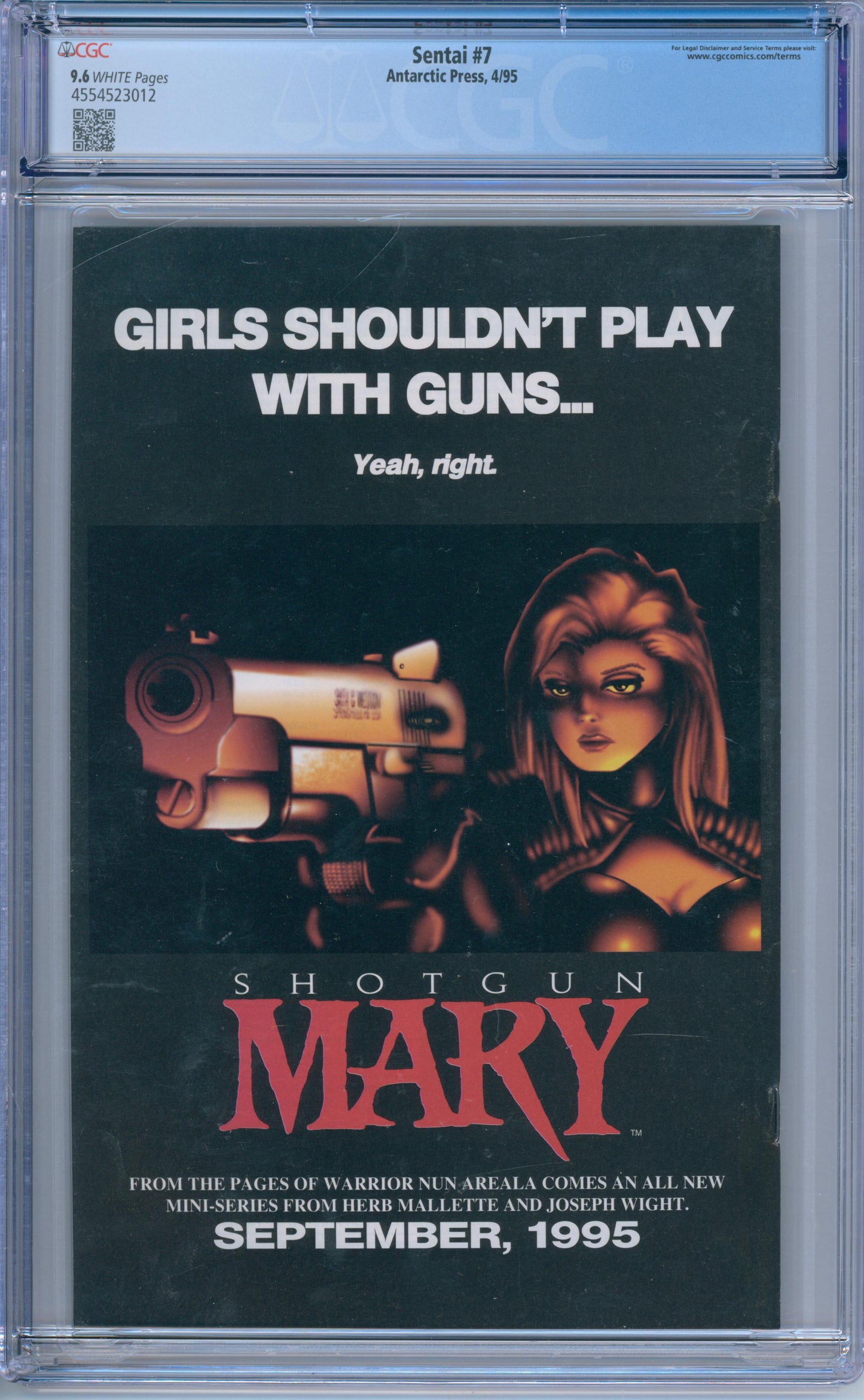 Sentai #7 (1995) CGC 9.6