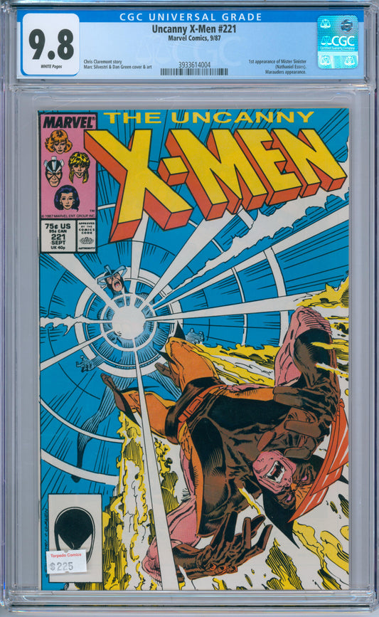 Uncanny X-Men #221 (1987) CGC 9.8