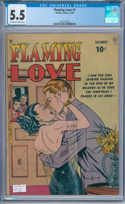 Flaming Love #1 (1949) CGC 5.5
