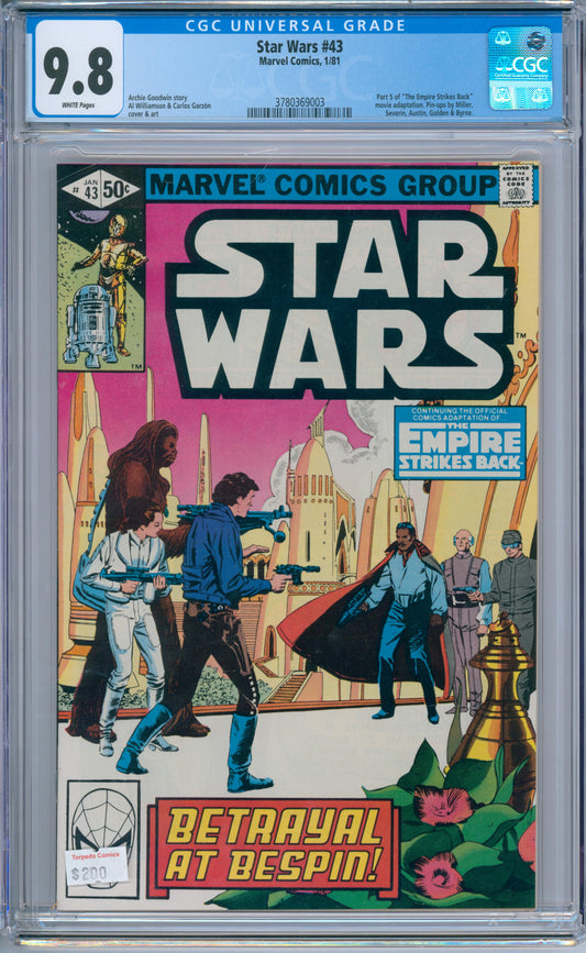 Star Wars #43 (1981) CGC 9.8