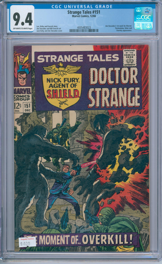 Strange Tales #151 (1966) CGC 9.4
