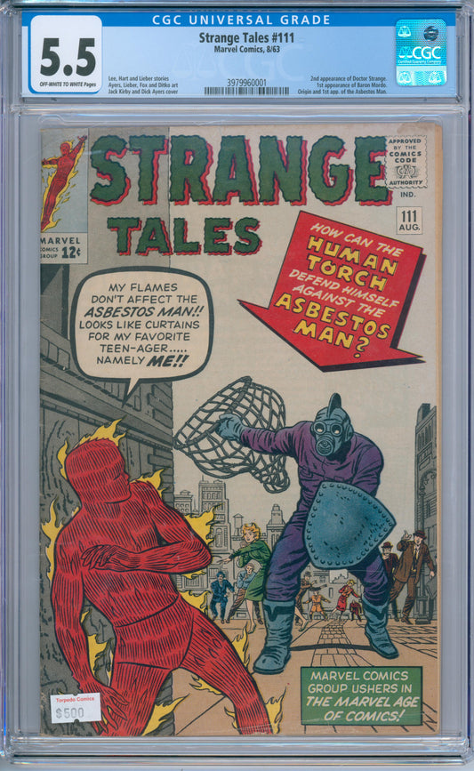 Strange Tales #111 (1963) CGC 5.5