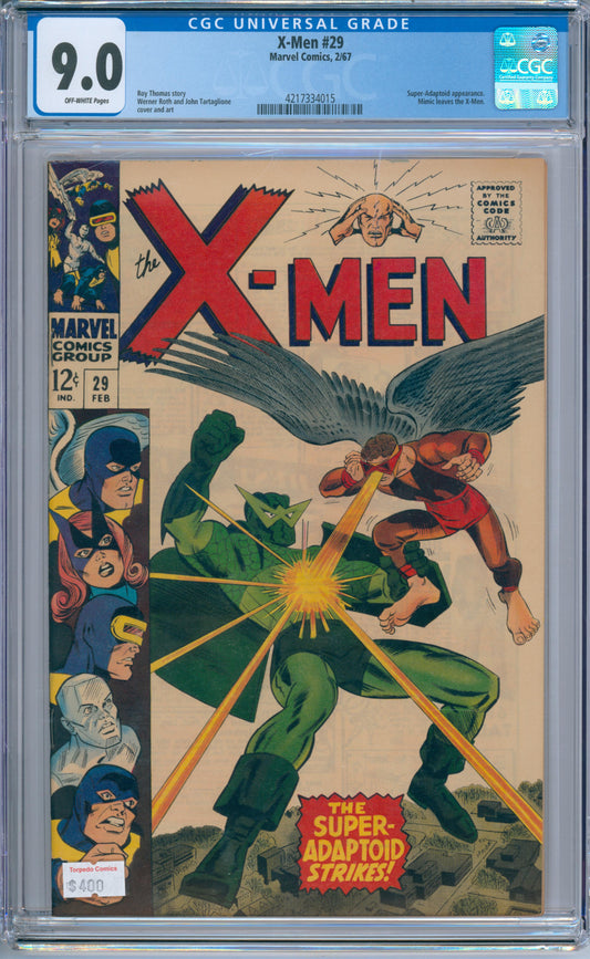 X-Men #29 (1967) CGC 9.0