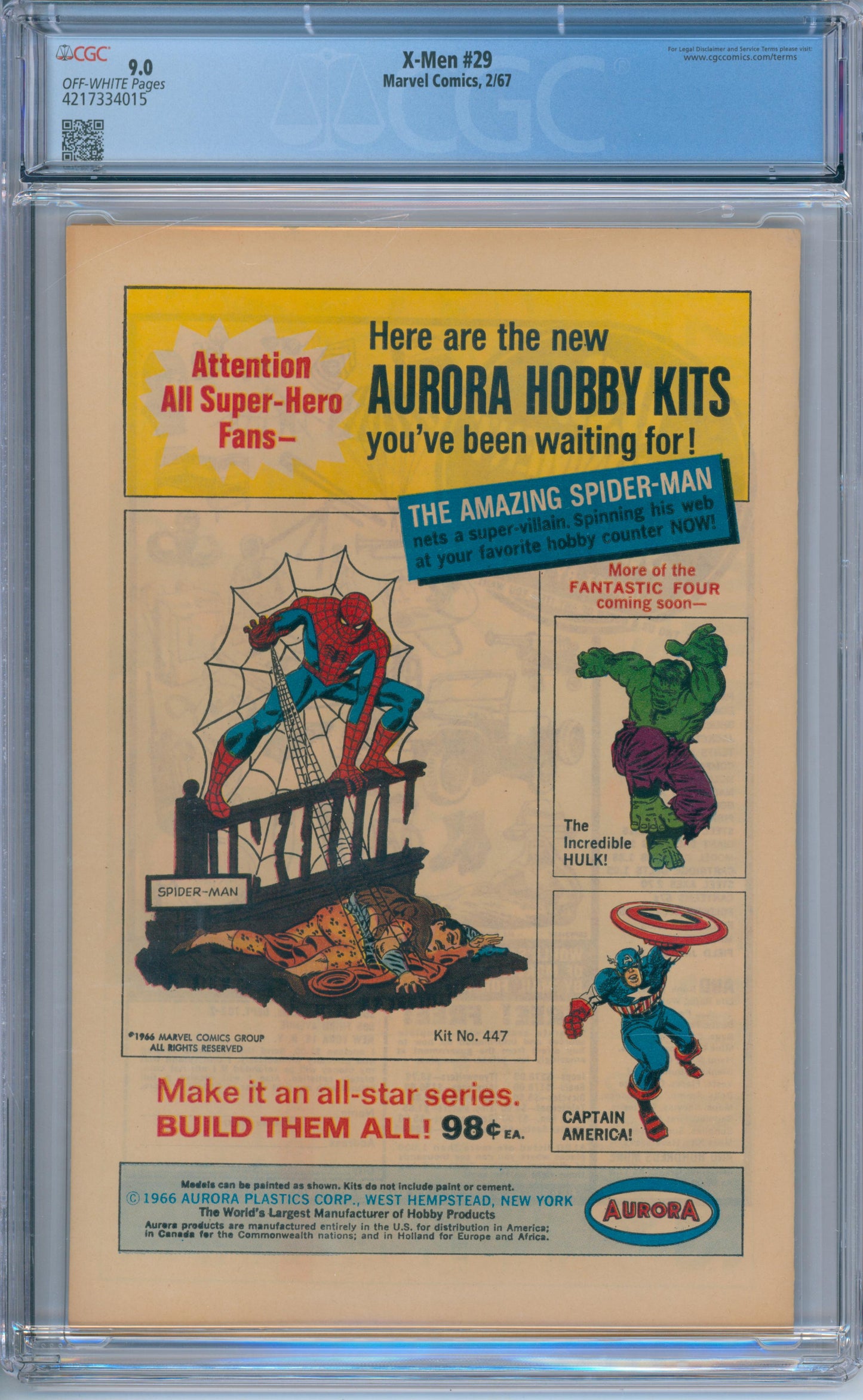 X-Men #29 (1967) CGC 9.0