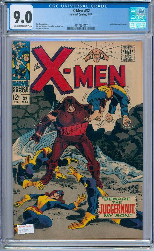 X-Men #32 (1967) CGC 9.0