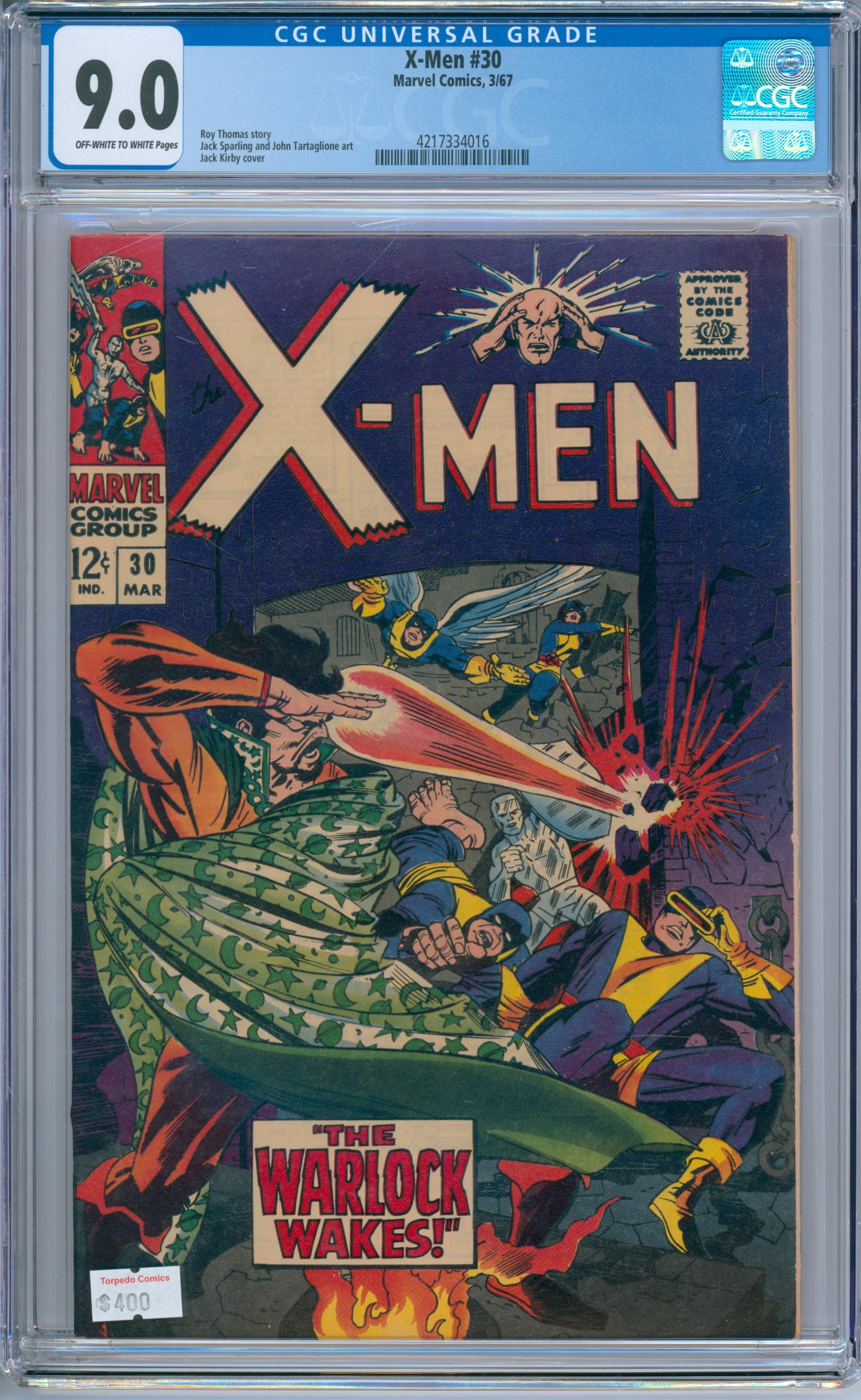 X-Men #30 (1967) CGC 9.0