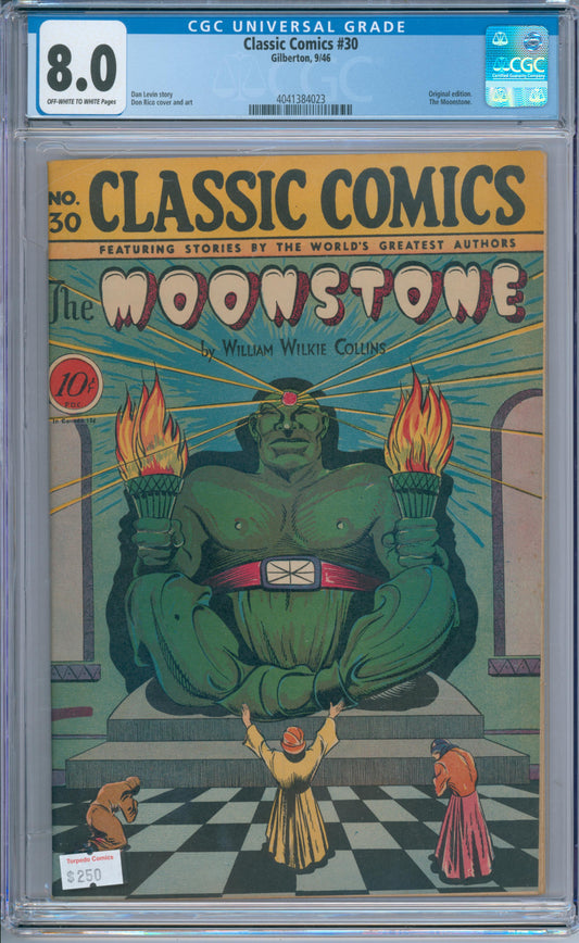 Classic Comics #30 (1946) CGC 8.0