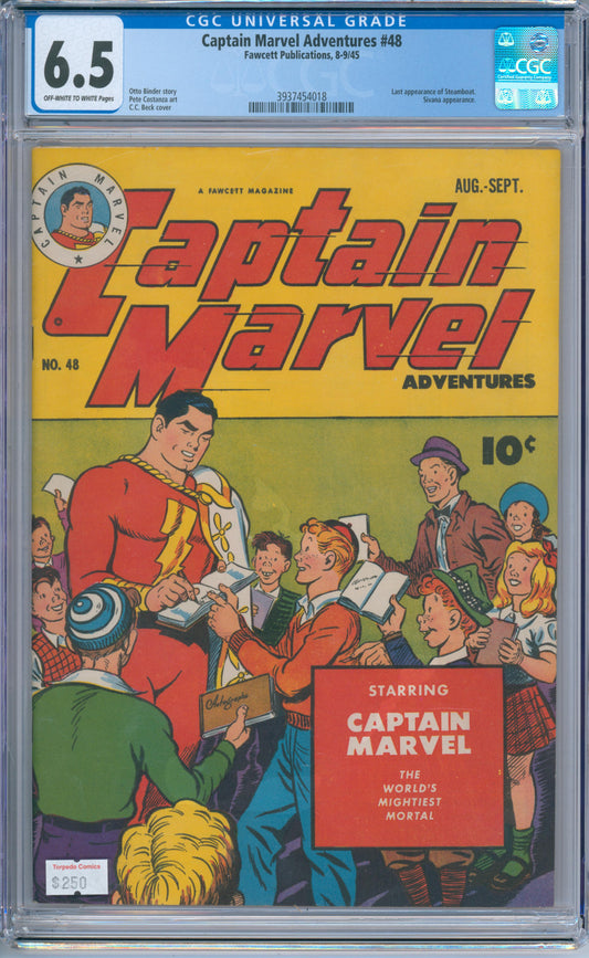 Captain Marvel Adventures #48 (1945) CGC 6.5