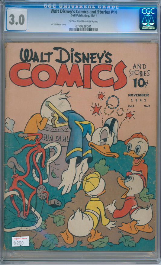Walt Disney's Comics and Stories #14 (1941) CGC 3.0