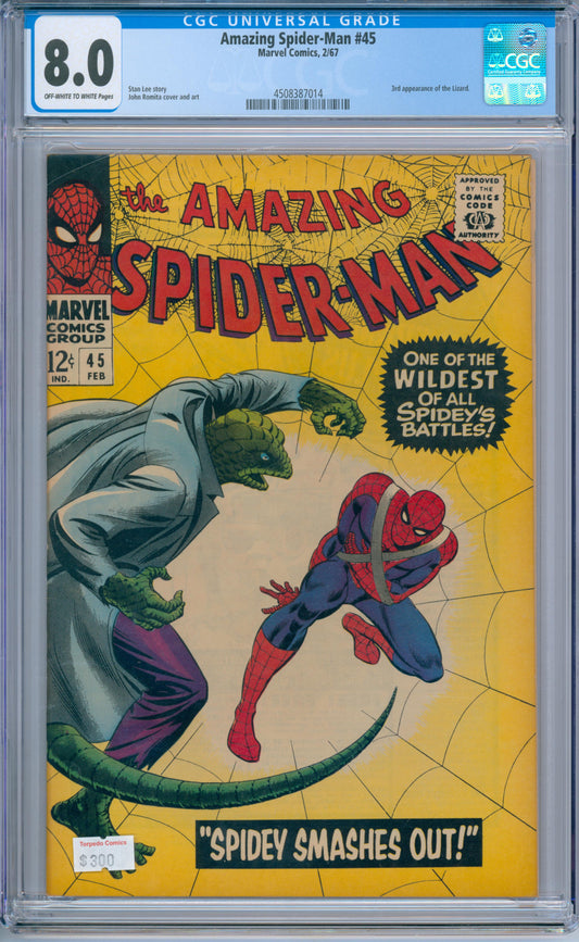 Amazing Spider-Man #45 (1967) CGC 8.0