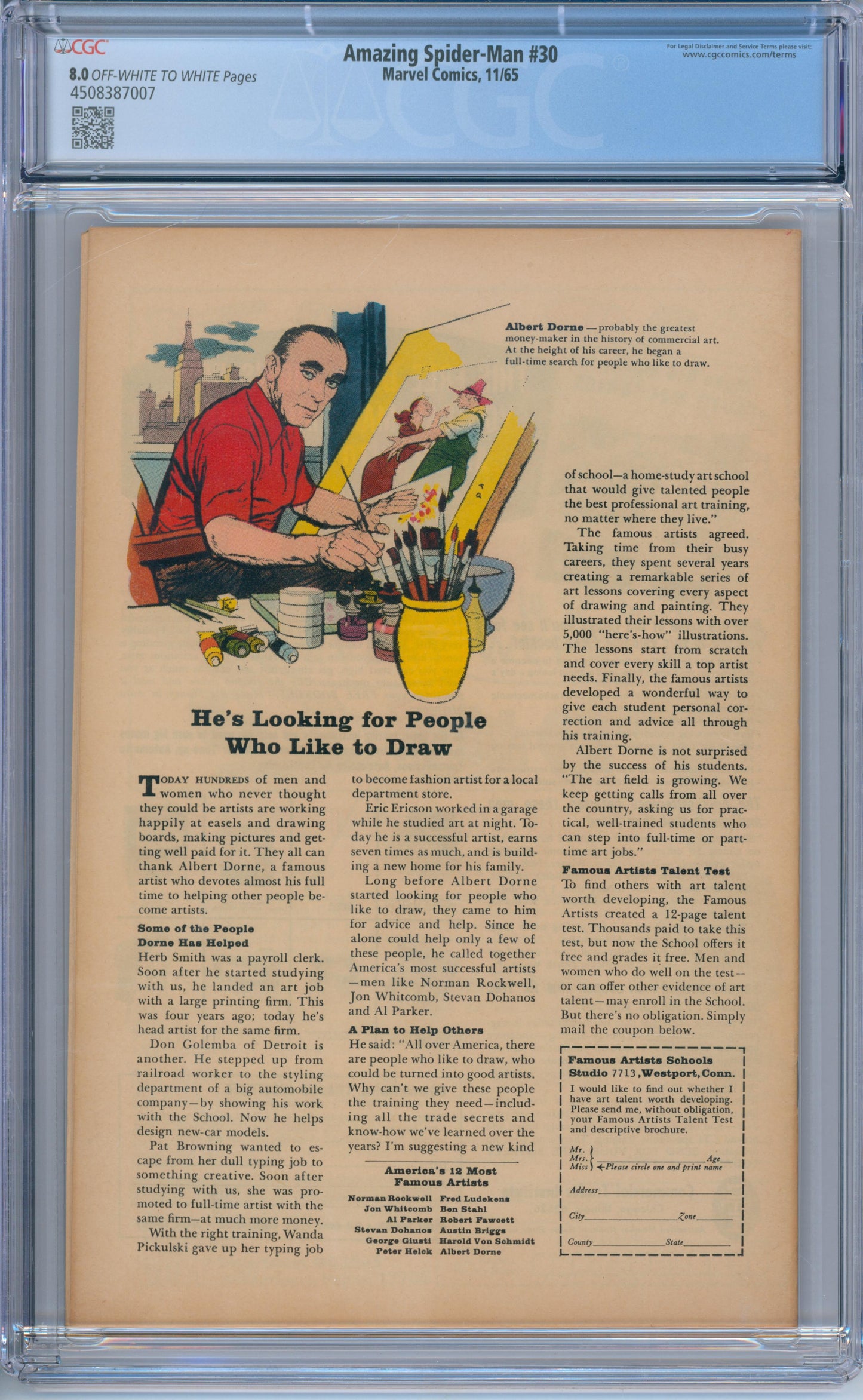 Amazing Spider-Man #30 (1965) CGC 8.0