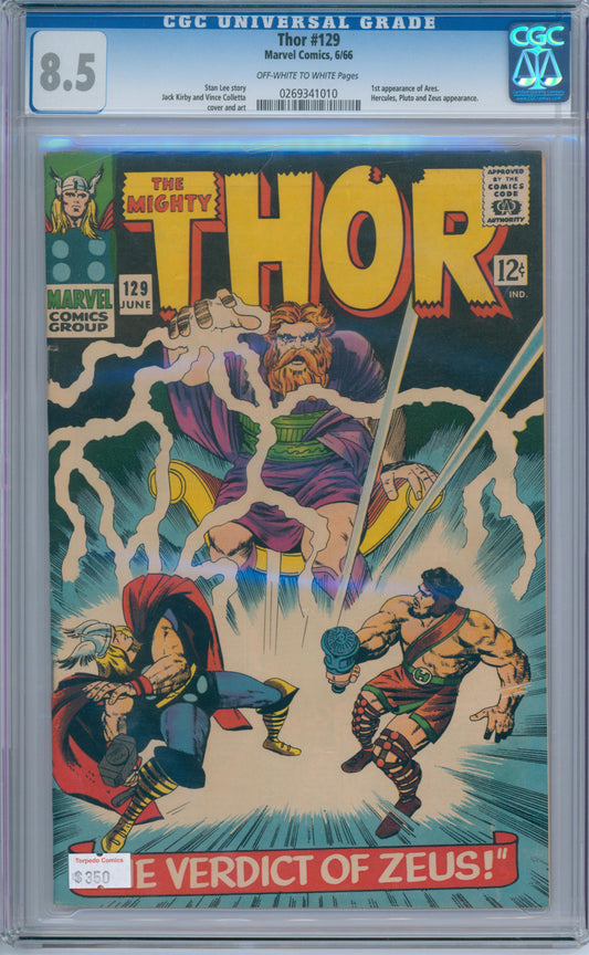 Thor #129 (1966) CGC 8.5
