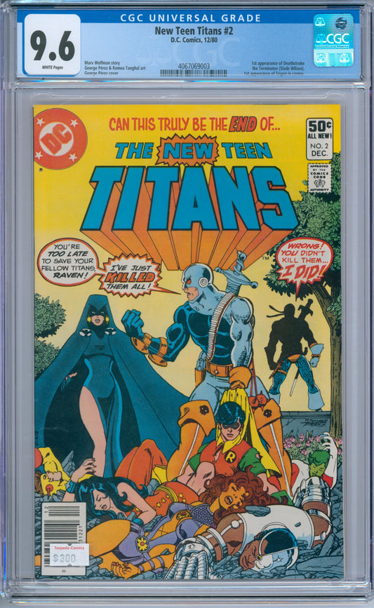 New Teen Titans #2 (1980) CGC 9.6