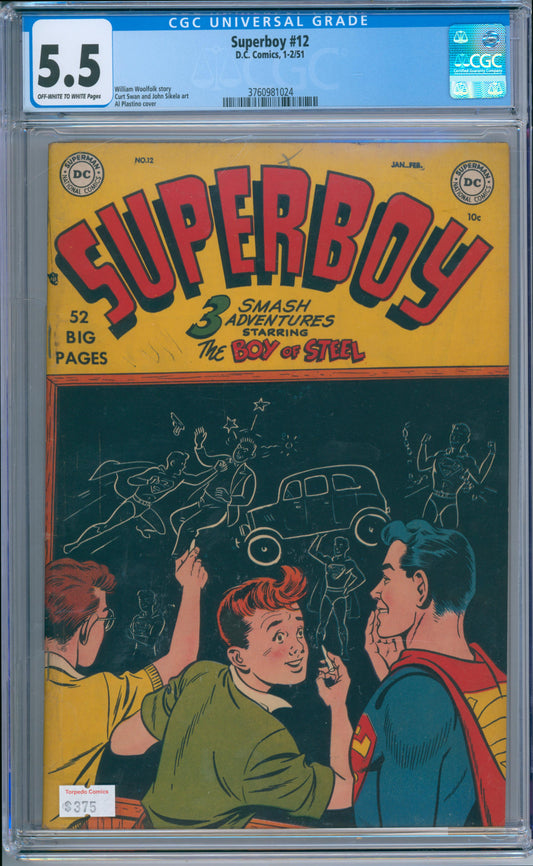 Superboy #12 (1951) CGC 5.5