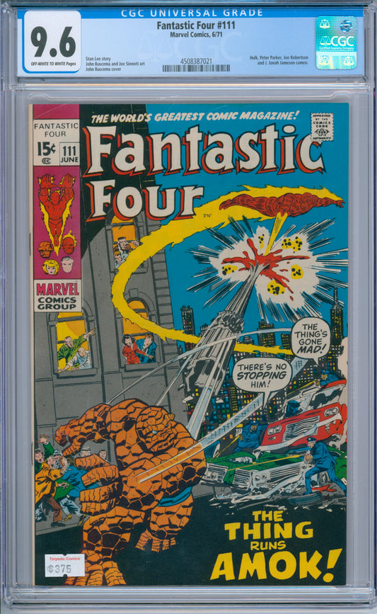 Fantastic Four #111 (1971) CGC 9.6