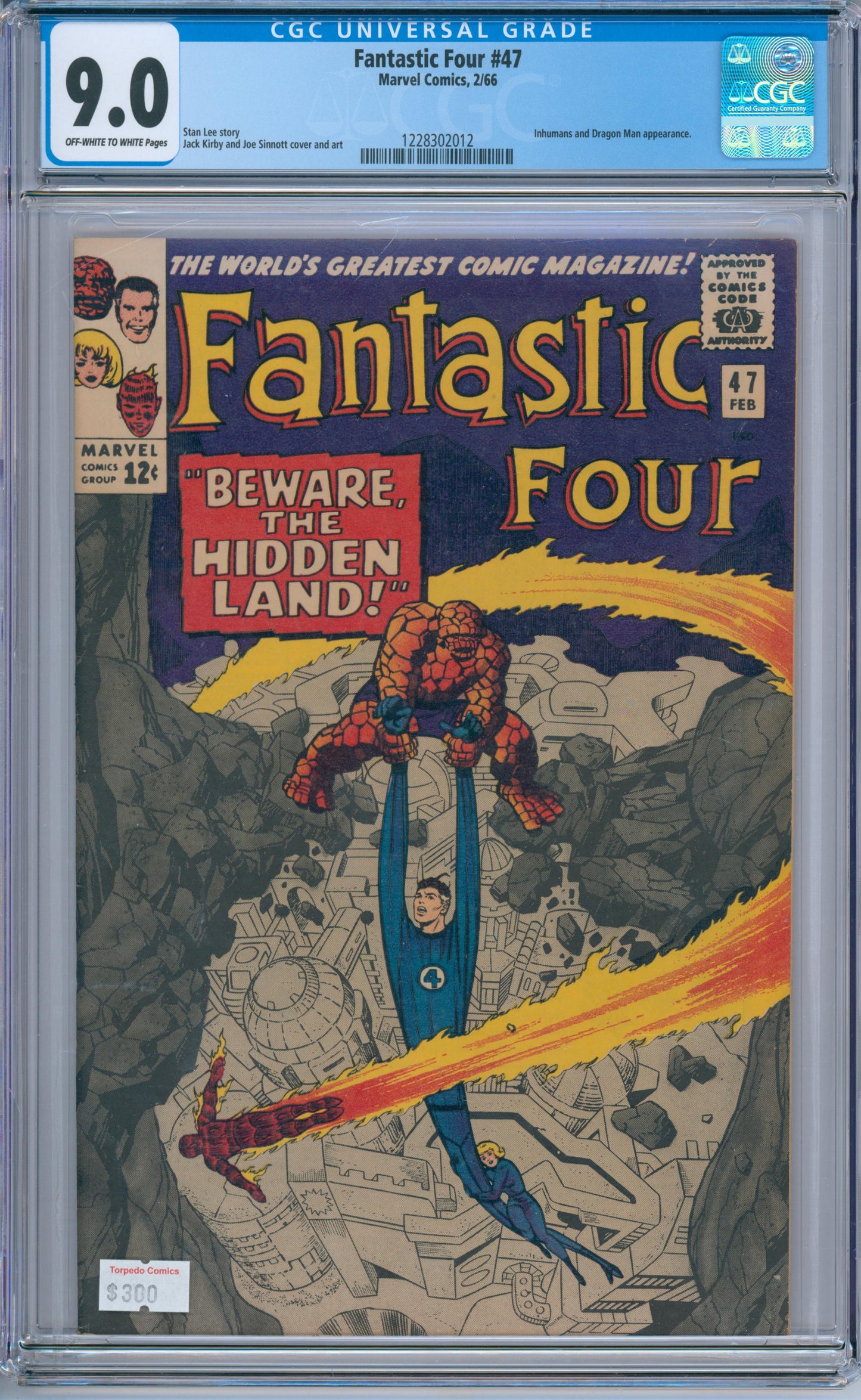 Fantastic Four #47 (1966) CGC 9.0