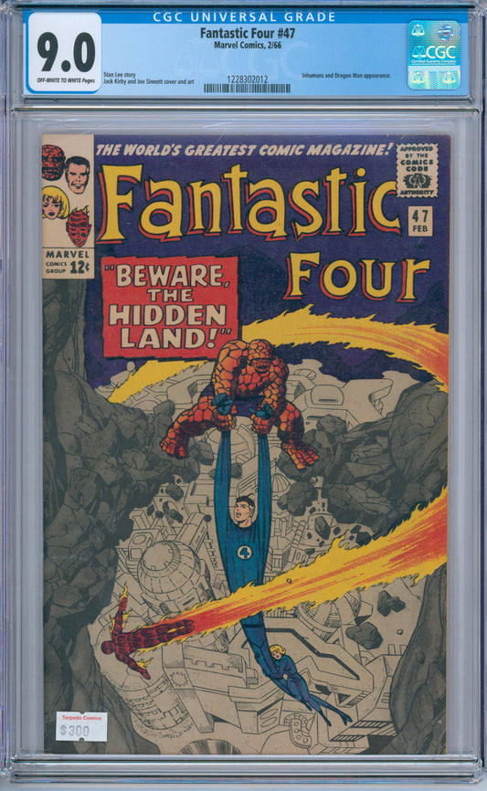 Fantastic Four #47 (1966) CGC 9.0