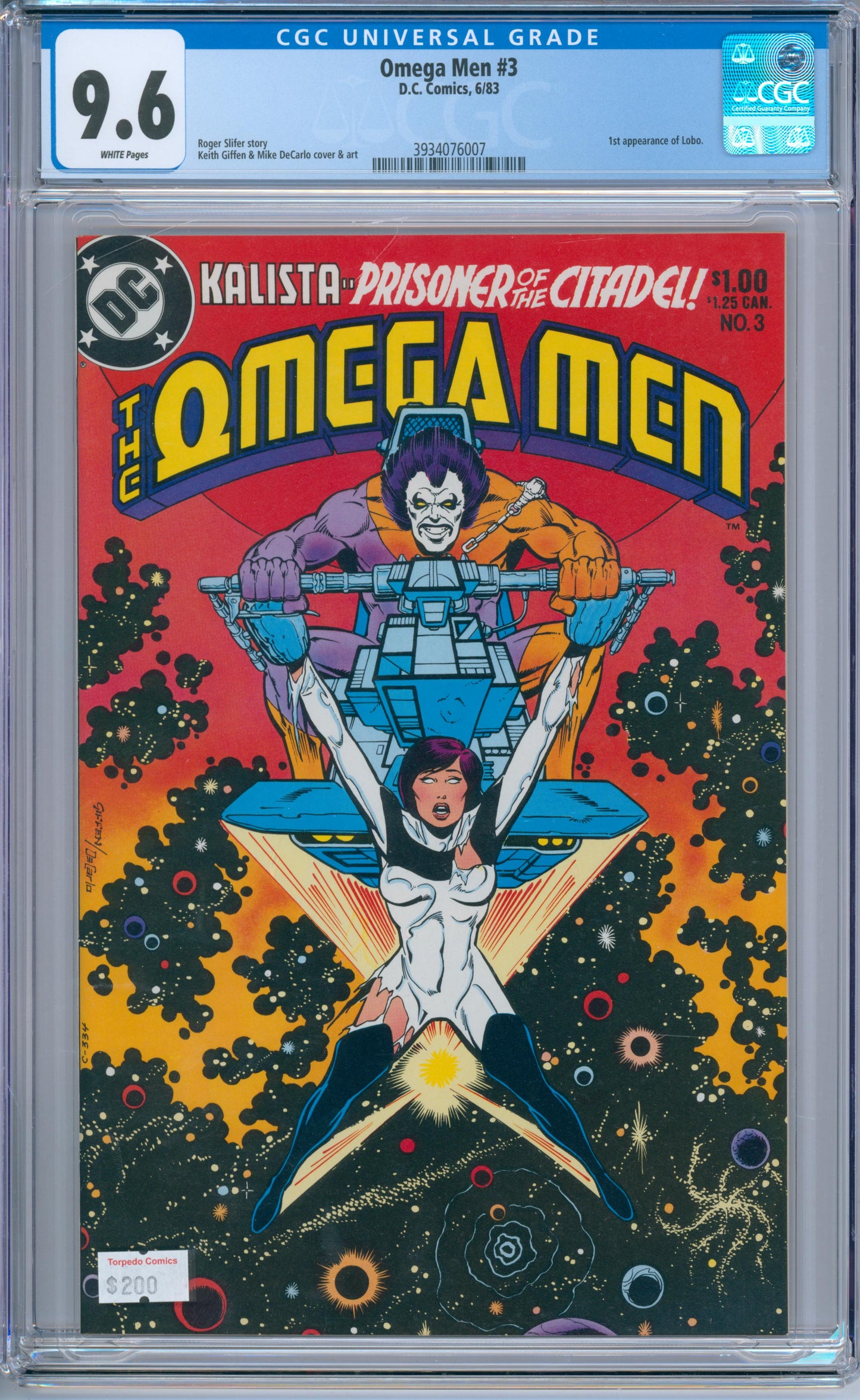 Omega Men #3 (1983) CGC 9.6