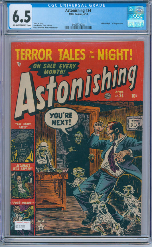 Astonishing #24 (1953) CGC 6.5