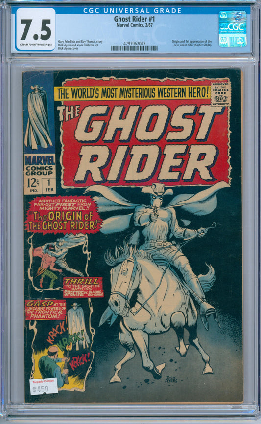 Ghost Rider #1 (1967) CGC 7.5