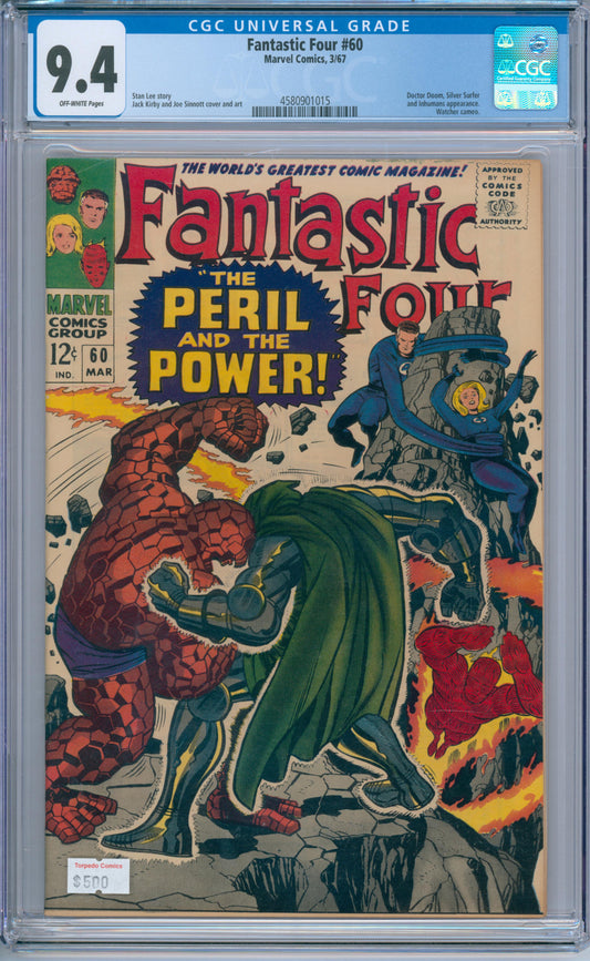 Fantastic Four #60 (1967) CGC 9.4