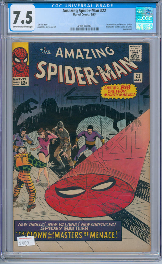 Amazing Spider-Man #22 (1965) CGC 7.5