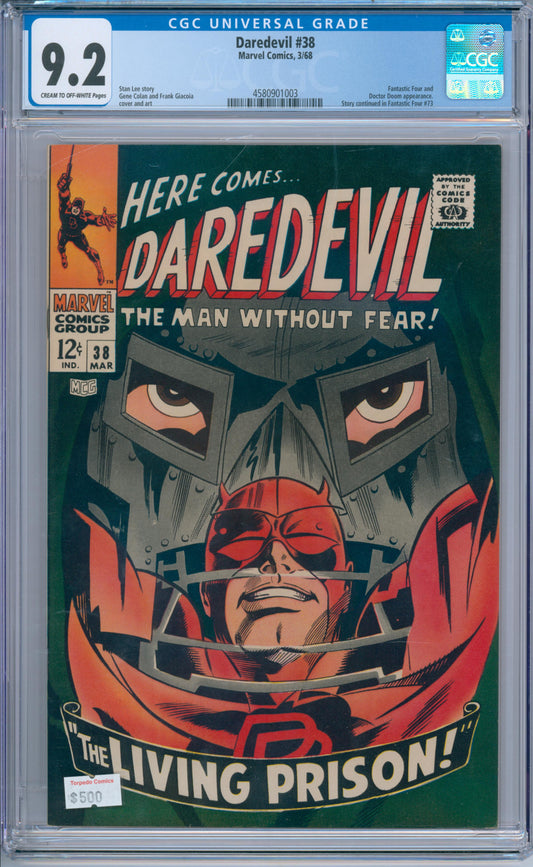 Daredevil #38 (1968) CGC 9.2
