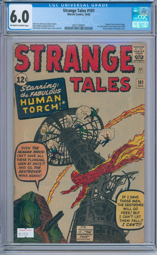 Strange Tales #101 (1962) CGC 6.0