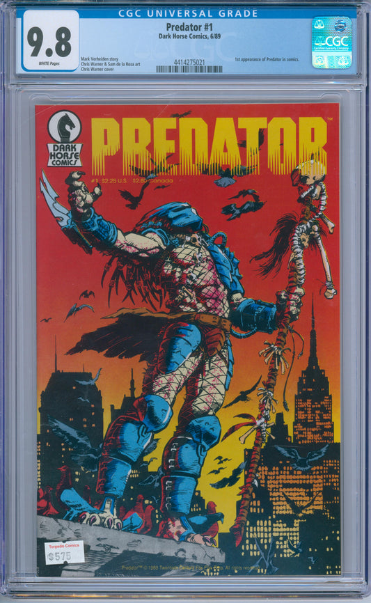 Predator #1 (1989) CGC 9.8
