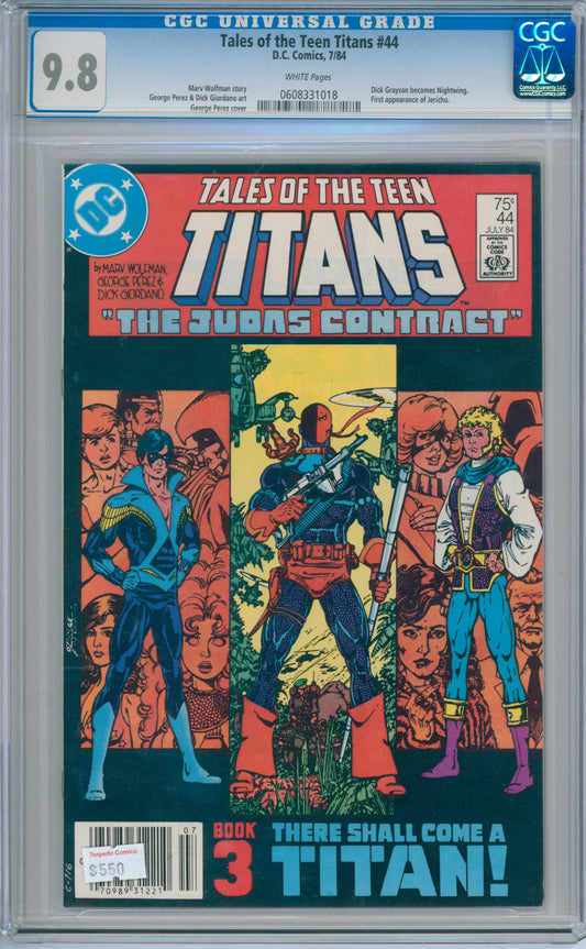 Tales of the Teen Titans #44 (1984) CGC 9.8