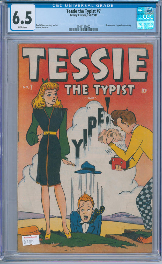 Tessie the Typist #7 (1946) CGC 6.5