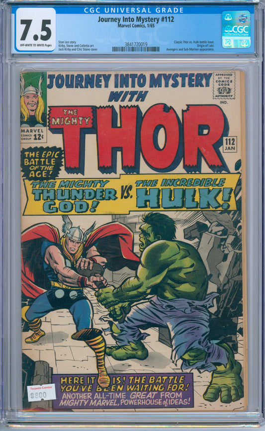 Journey Into Mystery #112 (1965) CGC 7.5