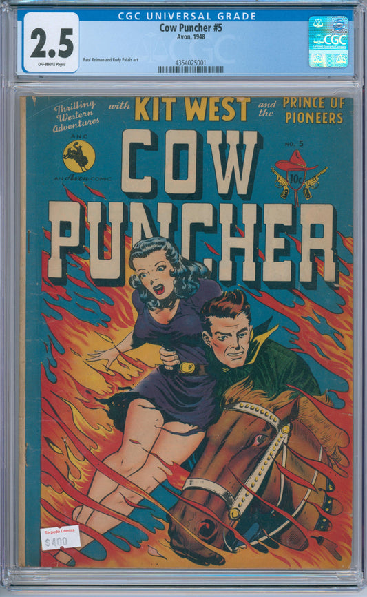 Cow Puncher #5 (1948) CGC 2.5