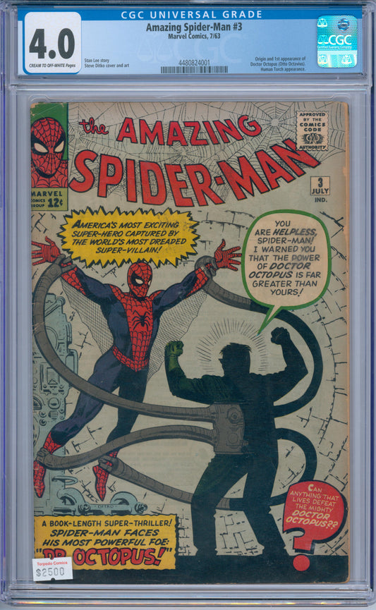 Amazing Spider-Man #3 (1963) CGC 4.0