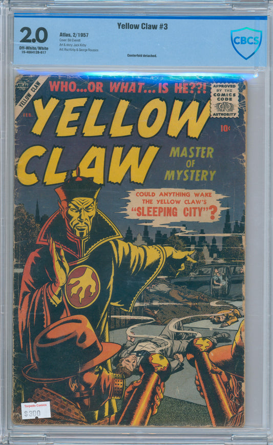 Yellow Claw #3 (1957) CBCS 2.0