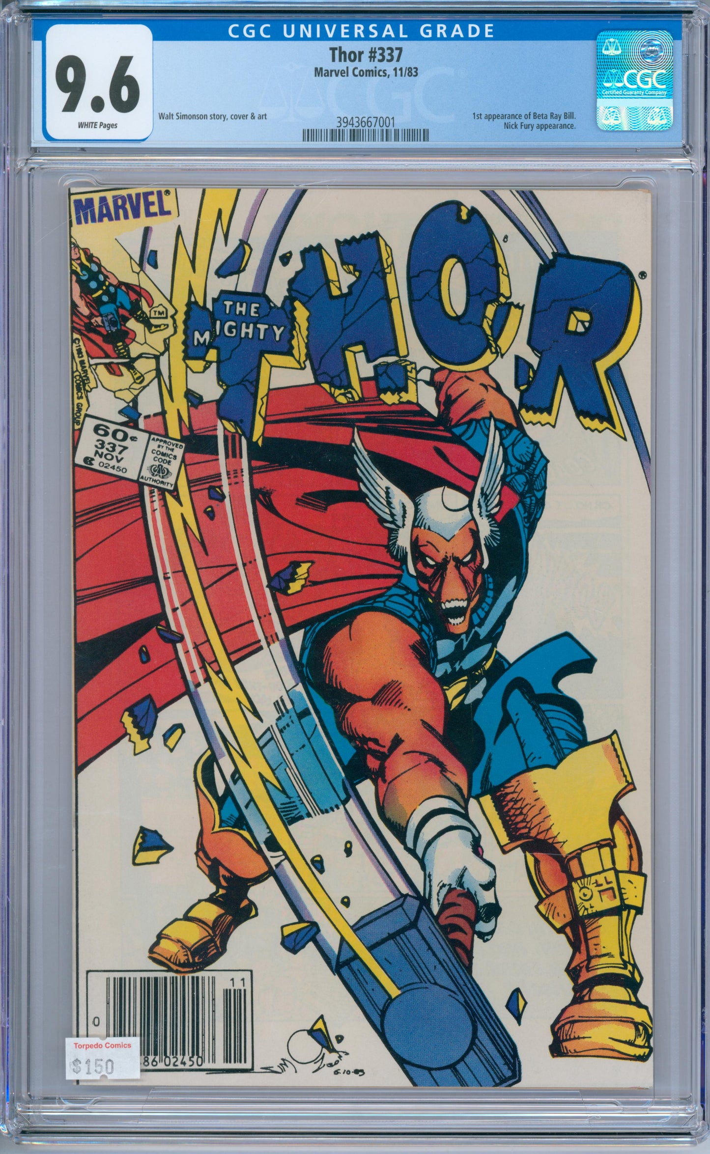 Thor #337 (1983) CGC 9.6