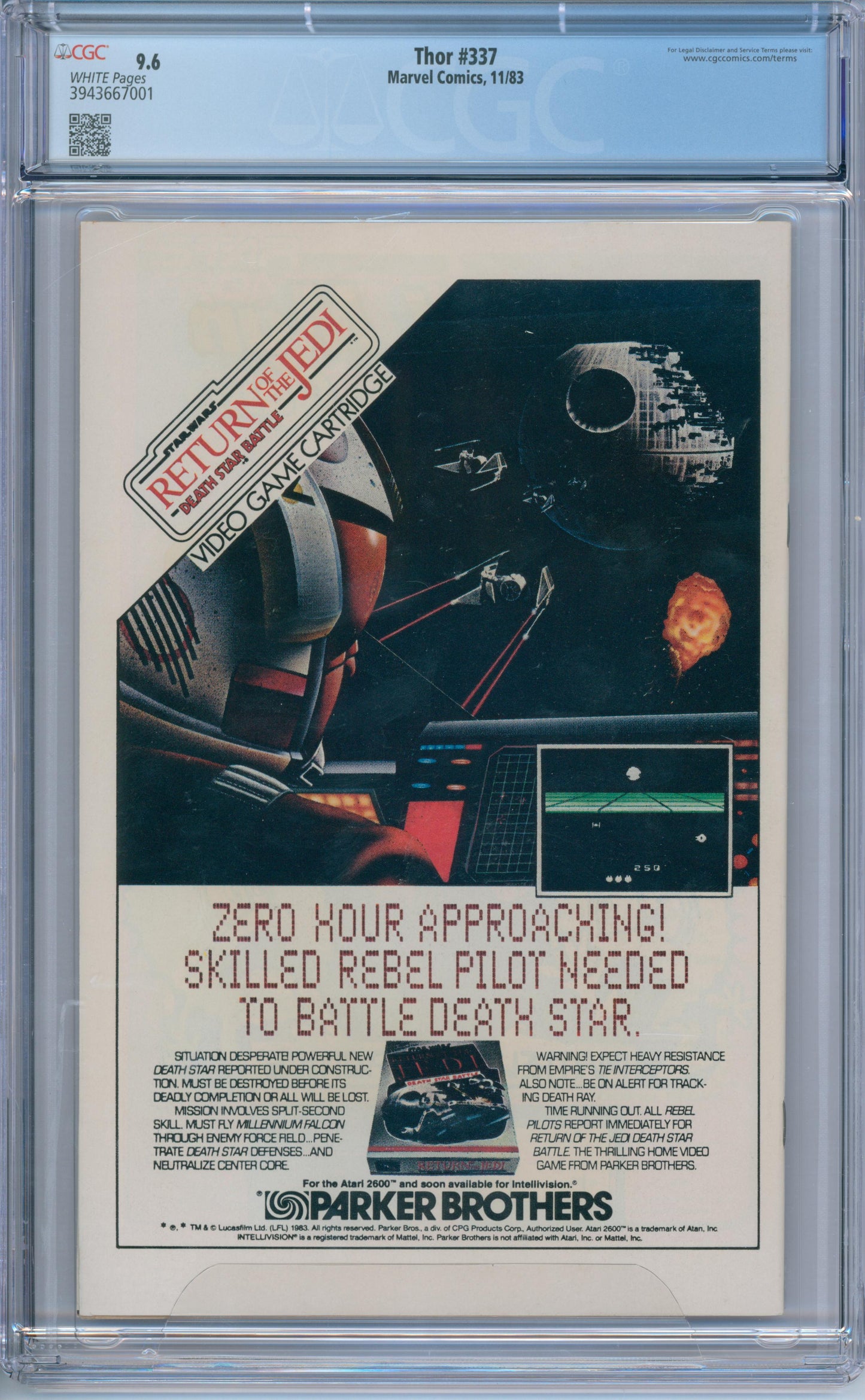 Thor #337 (1983) CGC 9.6