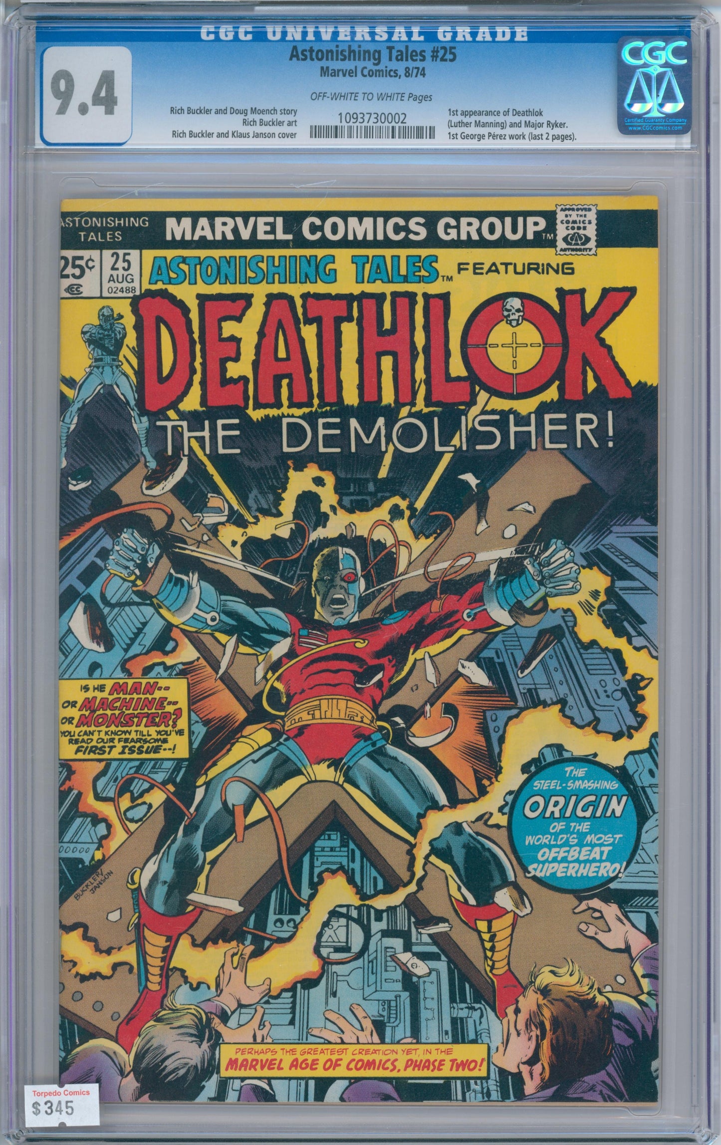 Astonishing Tales #25 (1974) 9.4 CGC