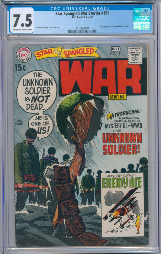 Star Spangled War Stories #151 (1970) 7.5 CGC