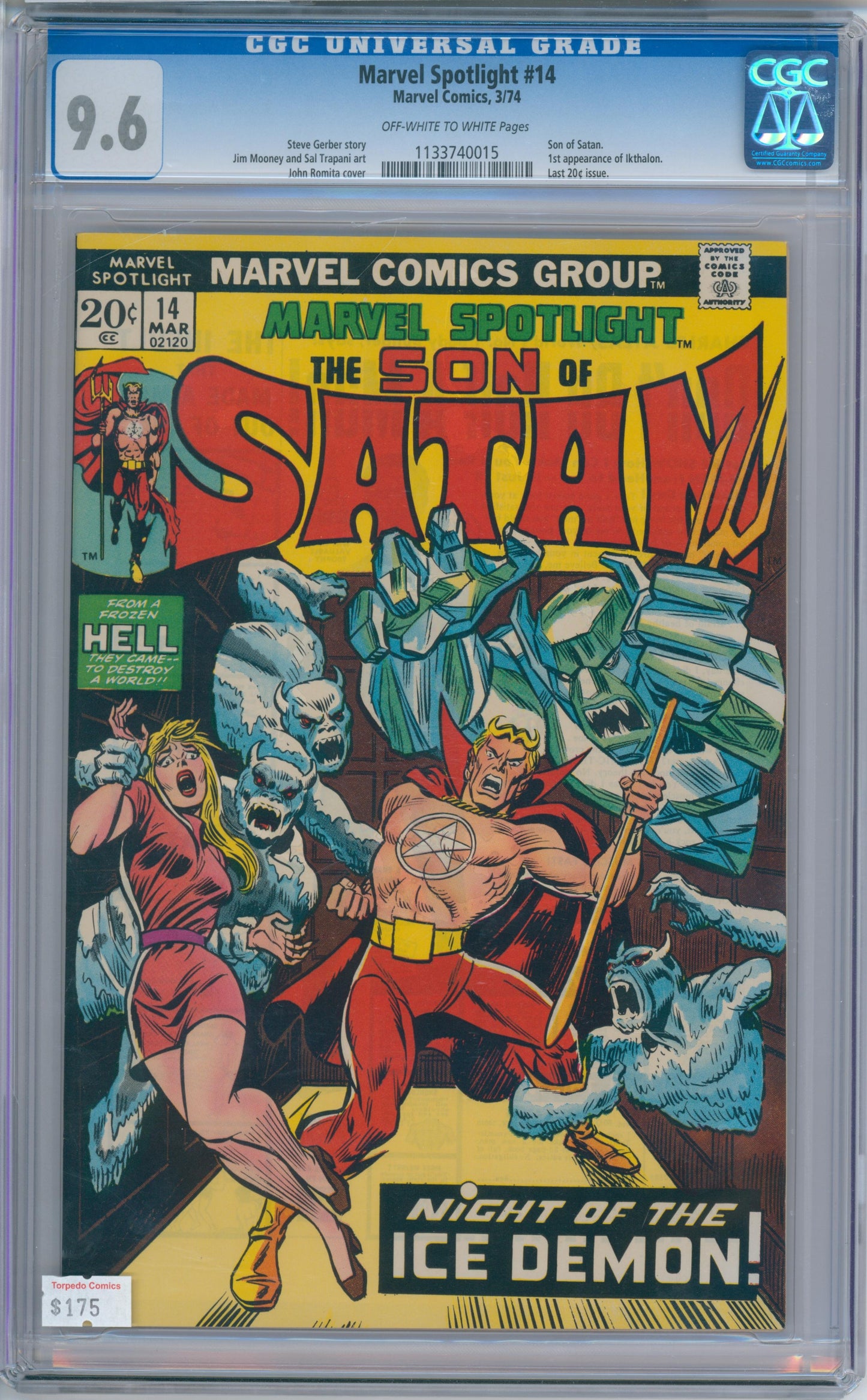 Marvel Spotlight #14 (1974) 9.6 CGC