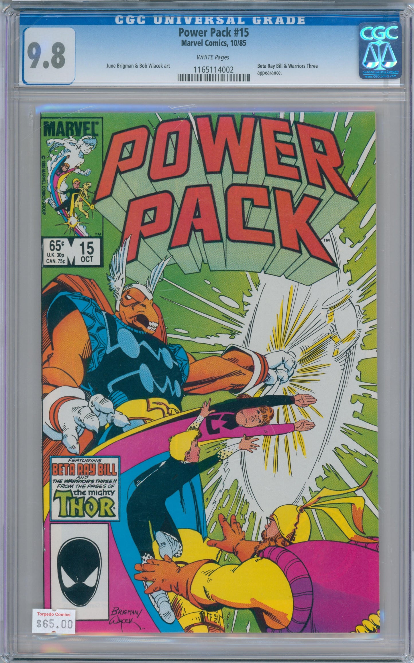 Power Pack #15 (1985) 9.8 CGC