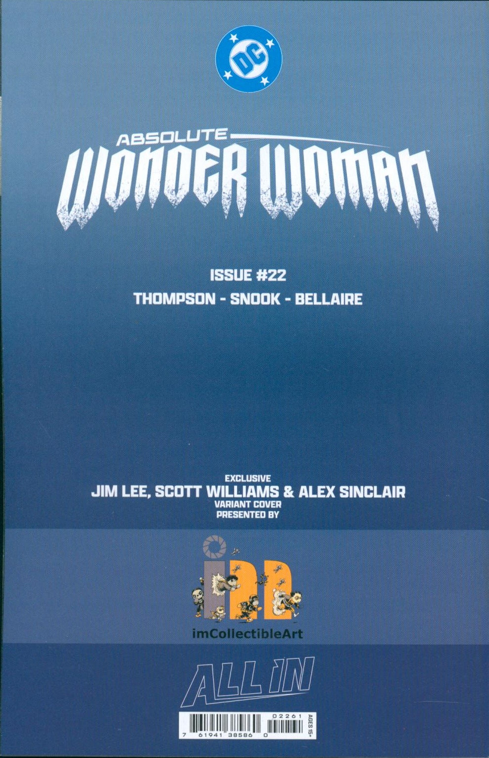 Absolute Wonder Woman #22 SDCC 2026 Jim Lee Trade Dress *SIGNED*