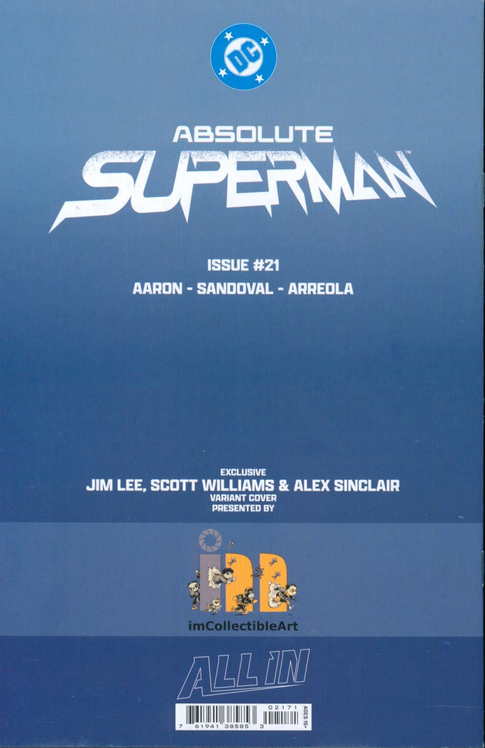 Absolute Superman #21 SDCC 2026 Jim Lee Trade Dress *SIGNED*